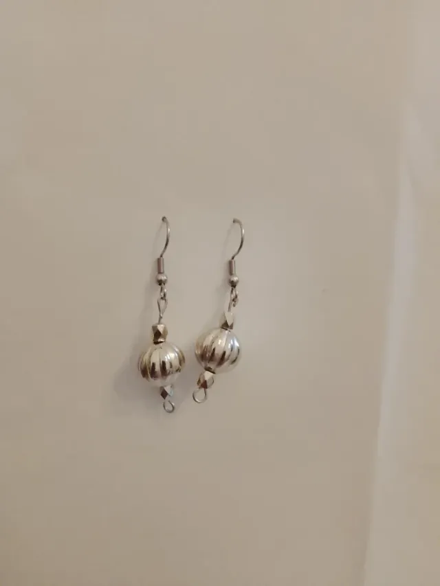 Orecchini pendenti acciaio nichel free