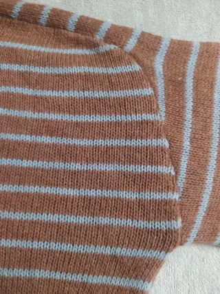 Jersey Klasiks Rayas Marrón y Azul Talla S