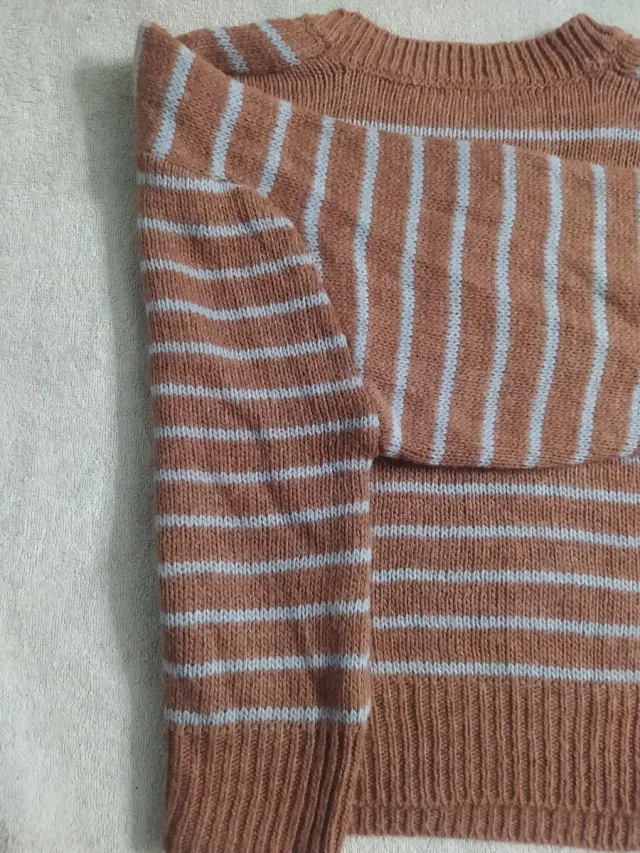 Jersey Klasiks Rayas Marrón y Azul Talla S