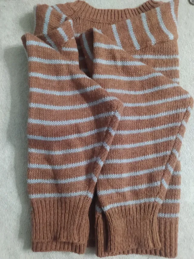 Jersey Klasiks Rayas Marrón y Azul Talla S