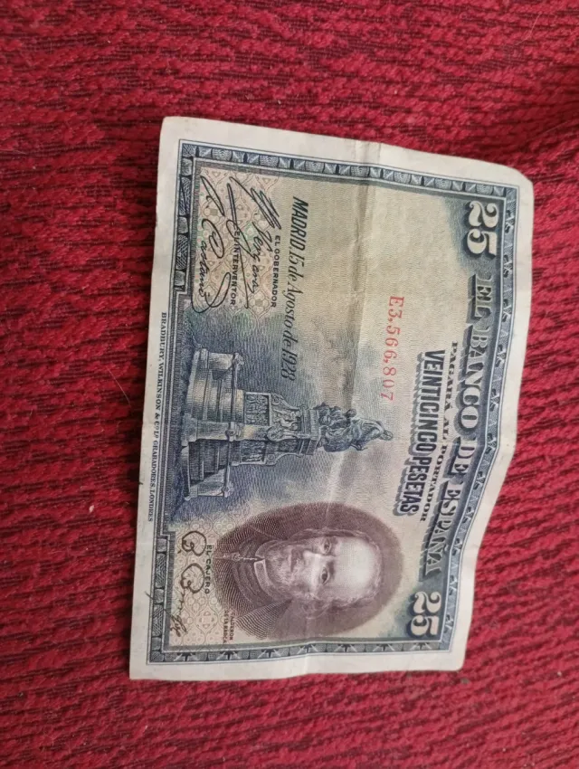 Billete 25 Pesetas Banco de España 1928