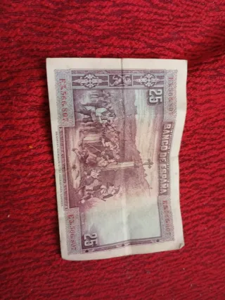 Billete 25 Pesetas Banco de España 1928