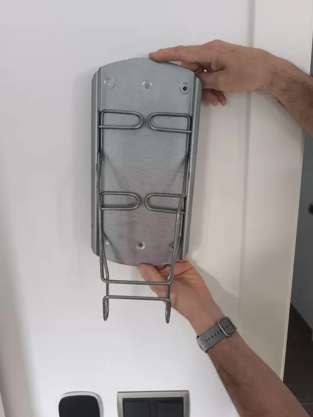 Soporte de pared para plancha