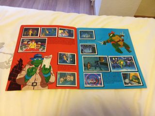 Album Tortugas Ninja Panini Cromos Adhesivos