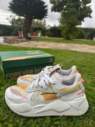 Zapatillas Puma RS-X Running Blancas/Amarillas