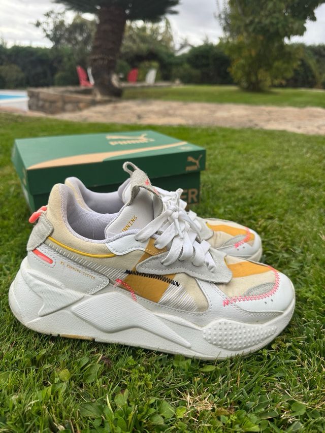 Zapatillas Puma RS-X Running Blancas/Amarillas