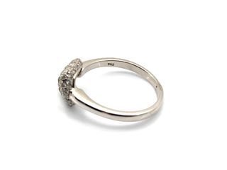 anillo oro 18k con piedra con diamante