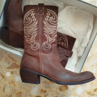 Stivali texani marrone n.40