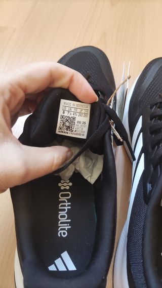 Zapatillas Adidas Runfalcon 41 1/3 Negras Blancas