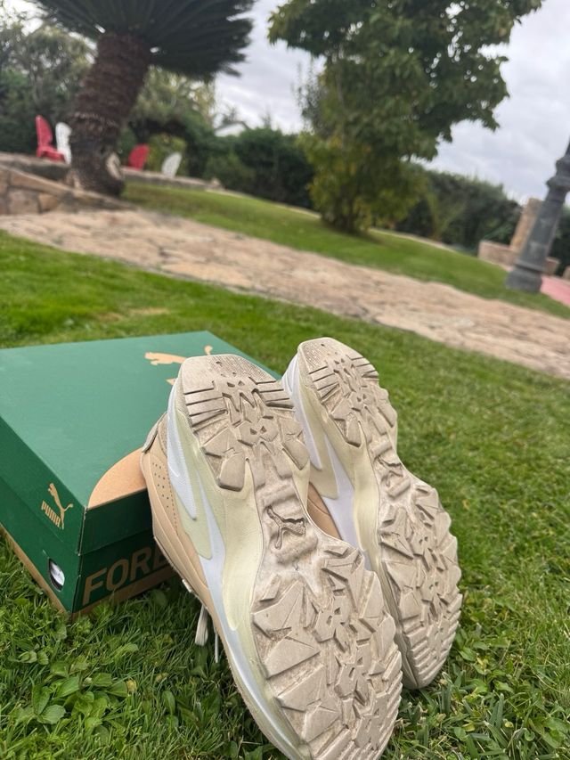 Zapatillas Puma Beige Ante Nude