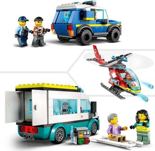 LEGO City 60371 Central Vehículos Emergencia