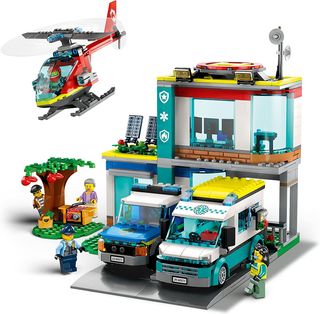 LEGO City 60371 Central Vehículos Emergencia