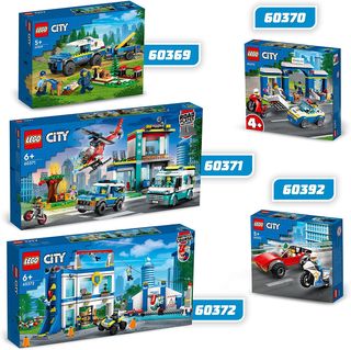 LEGO City 60371 Central Vehículos Emergencia