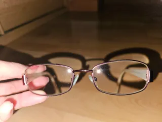 Gafas de ver rosas y plateadas