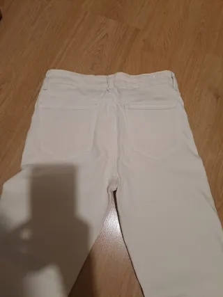 Pantalón ancho beige T. M