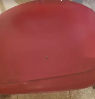 Pareja Sillas Cantilever Rojas Vintage