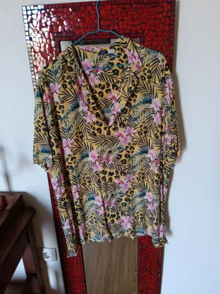 Camisa Hawaiana H&M Talla XL