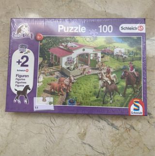 Puzzle Schleich 100 piezas Horse Club
