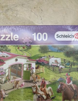 Puzzle Schleich 100 piezas Horse Club