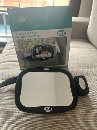 Espejo LED MS para Silla Bebé Coche