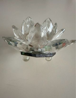 Fiore di loto in cristallo