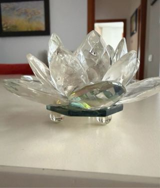 Fiore di loto in cristallo
