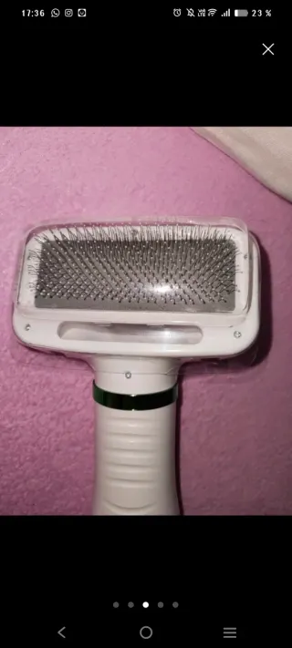 Cepillo para mascotas y secador