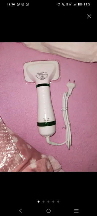 Cepillo para mascotas y secador