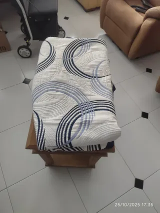 Colcha reversible cama 135 cm