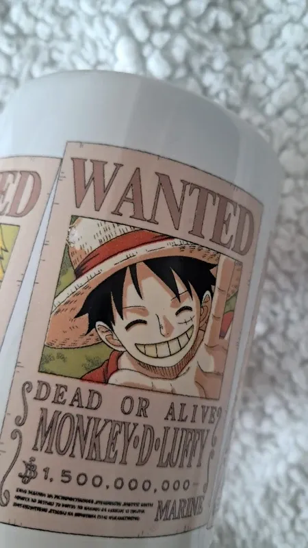 Taza One Piece Wanted