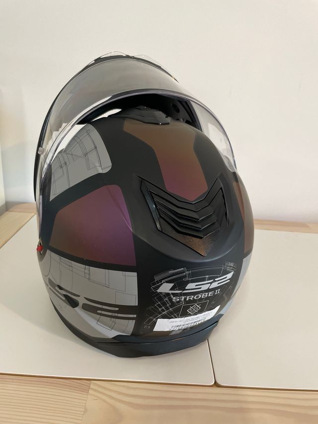 Casco moto modular LS2 talla S