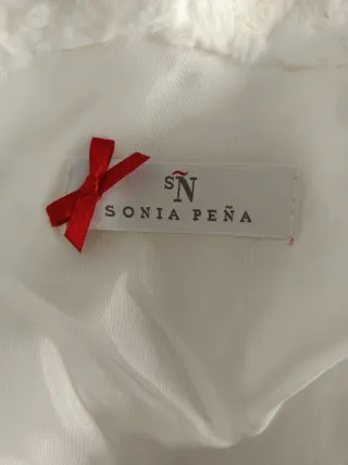 Estola, chal de pelo sintético Sonia Peña, sin uso