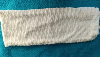 Estola, chal de pelo sintético Sonia Peña, sin uso