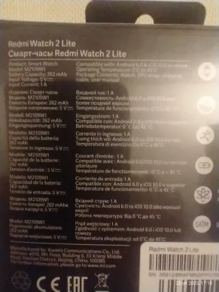 Smartwatch Xiaomi Redmi Watch 2 Lite Nero