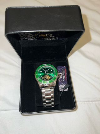 Reloj Emporio Armani Verde y Plateado