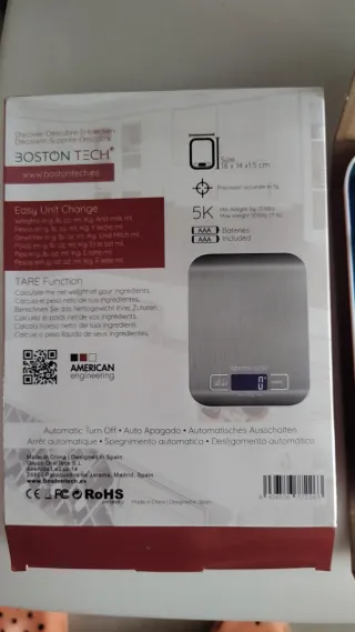 Báscula de cocina 5kg nueva