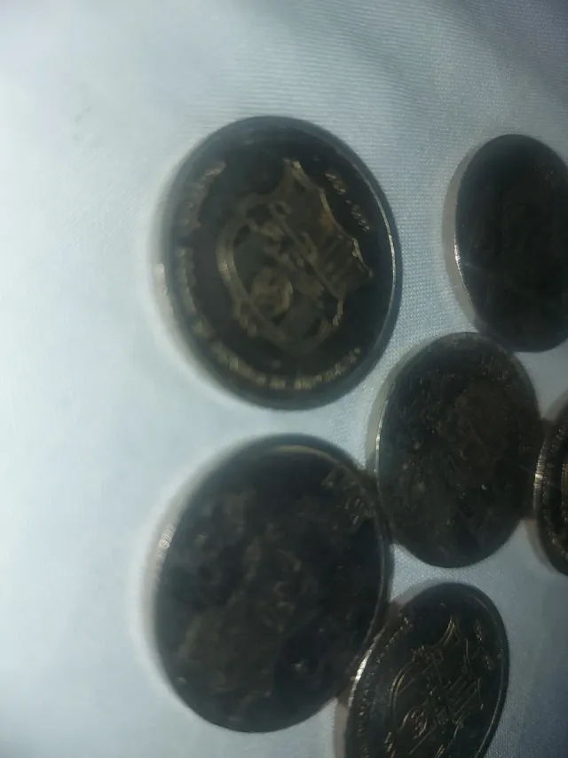 Lote de 6 monedas antiguas