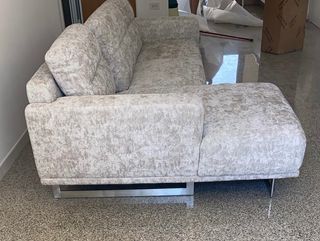 Divano angolare 5 posti tessuto