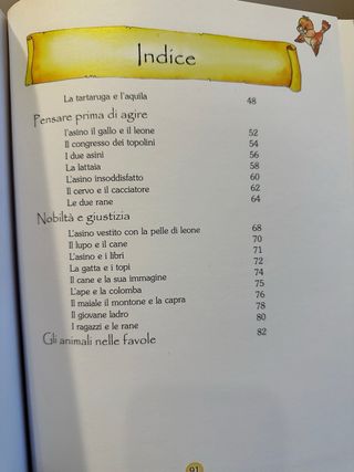 Libro bambini Racconti di Esopo