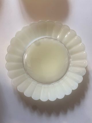 Set Piatti vintage Duralex Vetro Bianco/Avorio