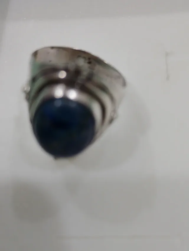 Anillo Plata con Piedra CIANITA