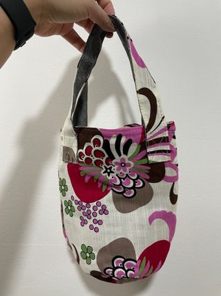 Bolso estampado flores multicolor