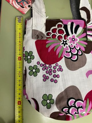 Bolso estampado flores multicolor