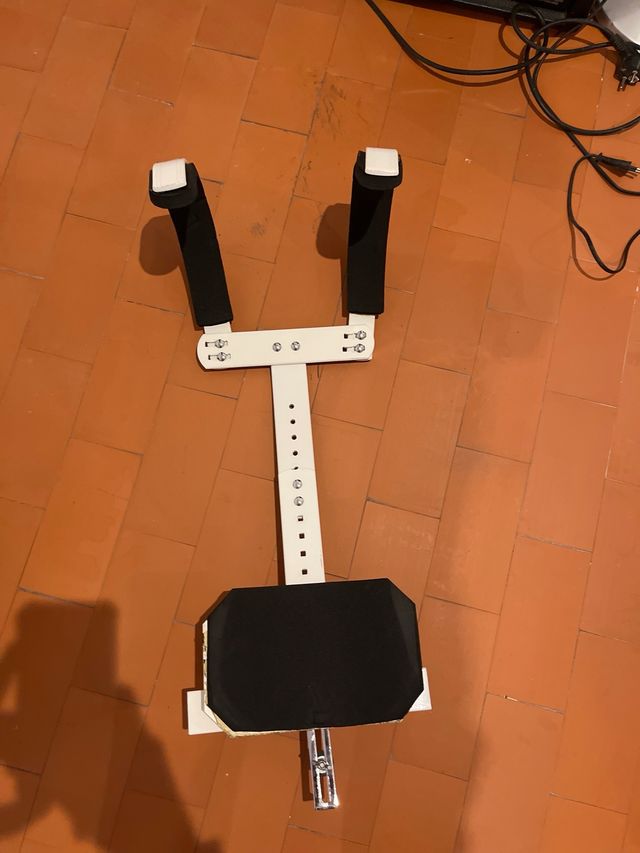 Soporte para tambor blanco