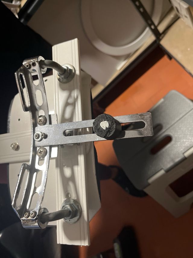 Soporte para tambor blanco