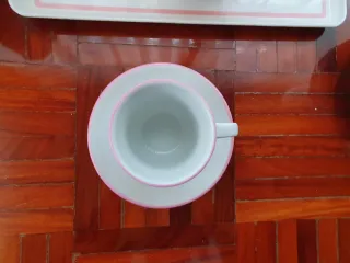 Juego de té y café con diseño de frutas