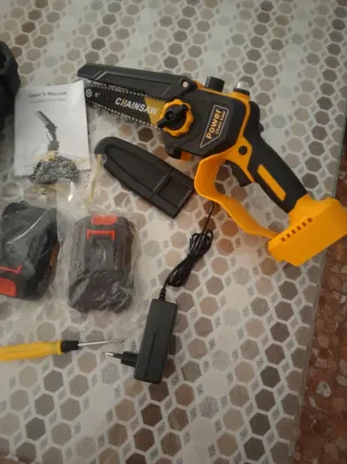 Motosierra Eléctrica 6 con 2 Baterías