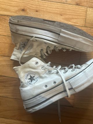 Converse Botas Plataforma Blancas