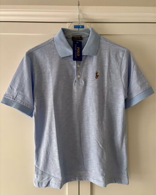Polo Ralph Lauren Logo Vintage Azul botones hombre