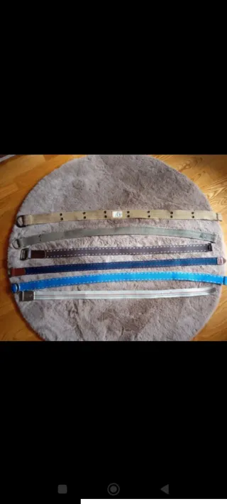 Lote de 6 cinturones